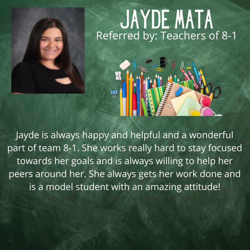 Student of the Month Sep 2022 8-1