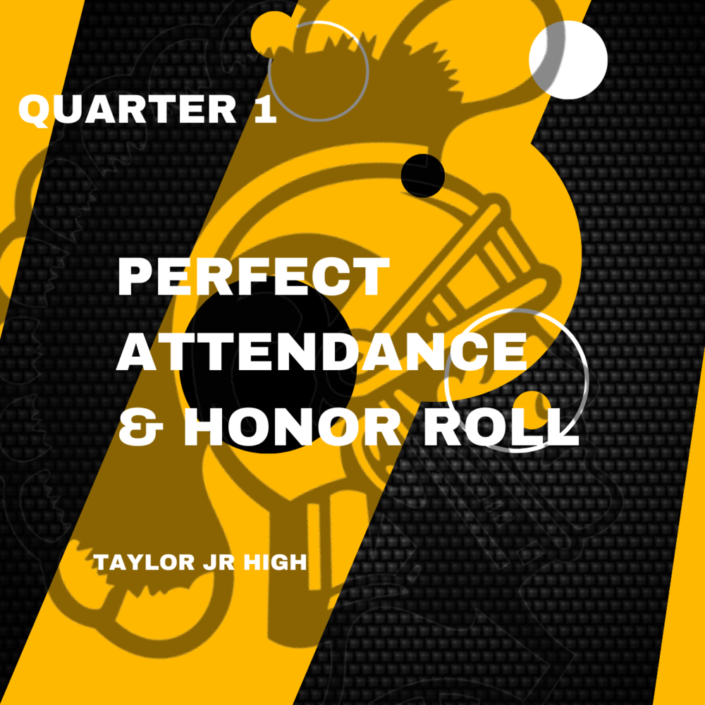 Black and Gold  stripes with Taylor Trojan helmet