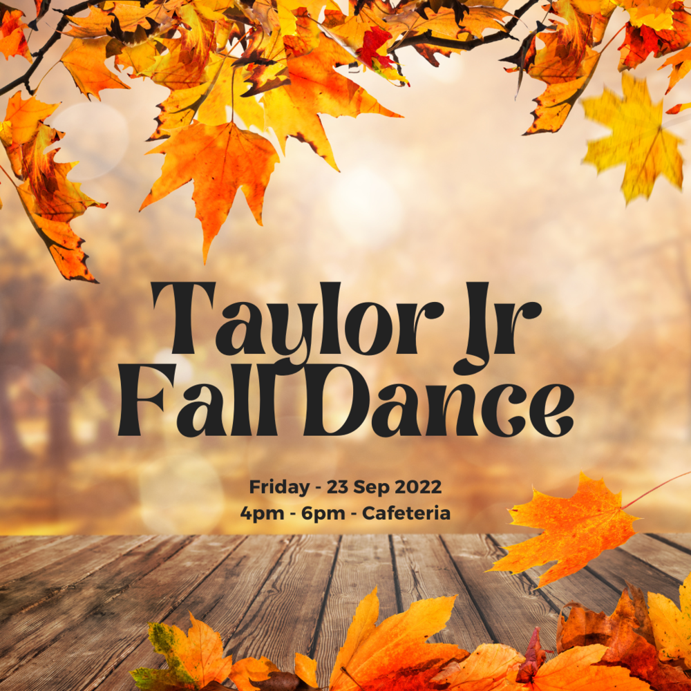 Autumn leaves picture with Taylor Jr Fall Dance