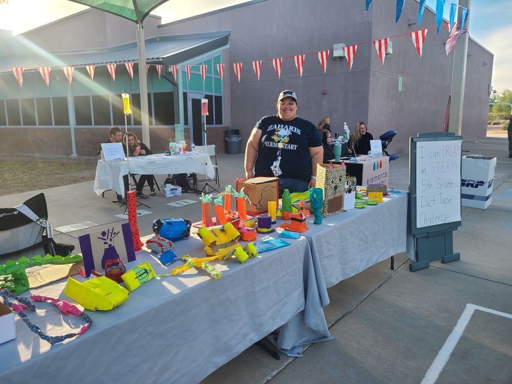 STEAM Table at the Fall Carnival